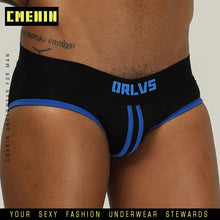 Load image into Gallery viewer, Striped Sexy Men Underwear Breathable Mesh Silk Men&#39;s