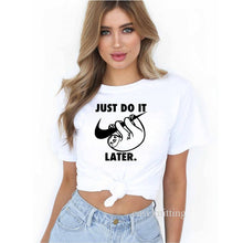 Load image into Gallery viewer, Casual Fun Female T-shirt Top fashion short-sleeved Tee shirt Women Shirt T shirt 2019