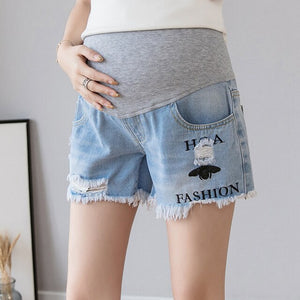 Pregnant Women's Shorts, Jeans, Maternity Wear, Braces, Hot Pants Adjustable Leggings Roupas Femininas Woman Clothes Ropa Mujer