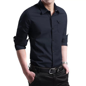 M-5XL plus Size New Thin Breathable Military Men Shirts