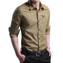 Load image into Gallery viewer, M-5XL plus Size New Thin Breathable Military Men Shirts